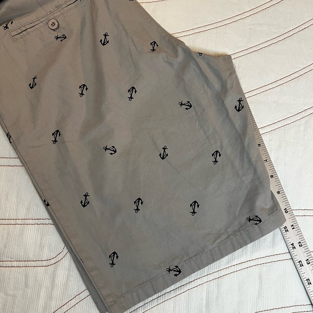 NEW Beverly Hills Polo club men’s belted flat front shorts size 38 W - Picture 2 of 3